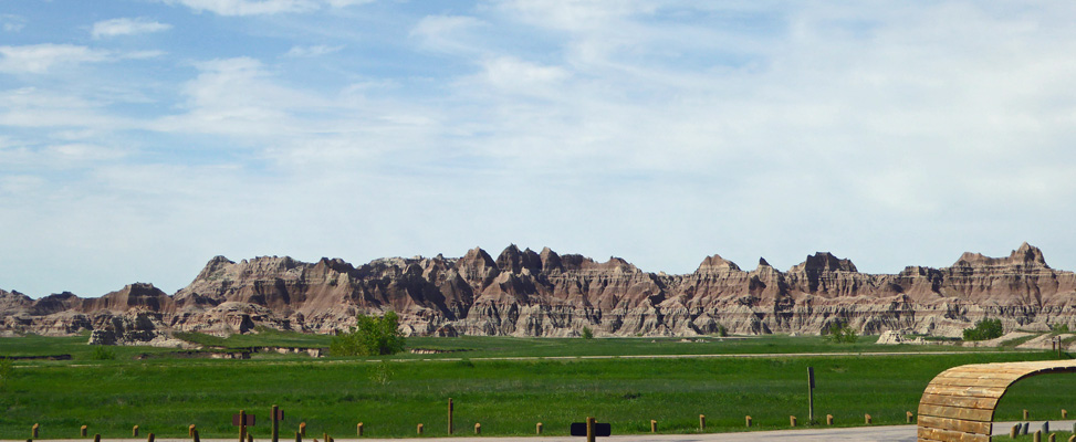 Badlands after rain 