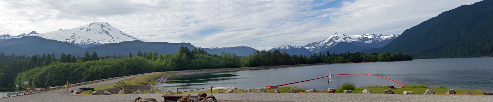 Mt. Baker and Mt. Shuksan at Baker Lake Kulshan