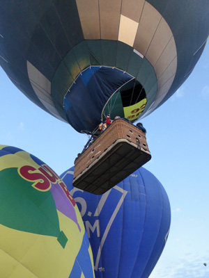 Balloon on the rise