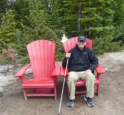 Walter Cooke Red Chair Banff