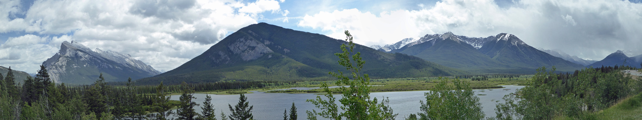 Banff Vermilion Lakes Overlook