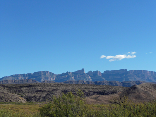 Sierra del Carmen from Big Bend