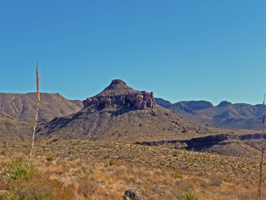 Rock formation Ross Maxwell Rd