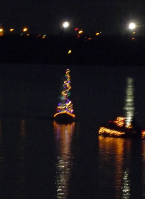 Lighted sailboat