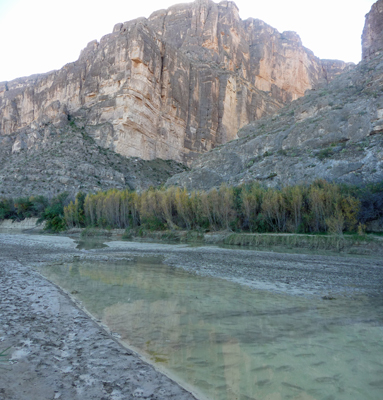 Santa Elena Canyon from Terlingua Creek