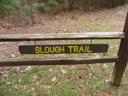 Slough Trail sign Martin Dies Jr SP