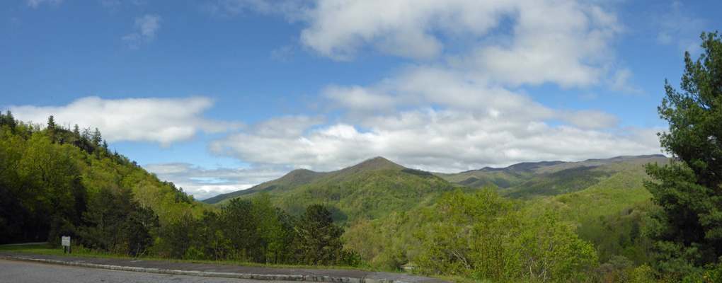 Qualla Boundary from Blue Ridge Pkway