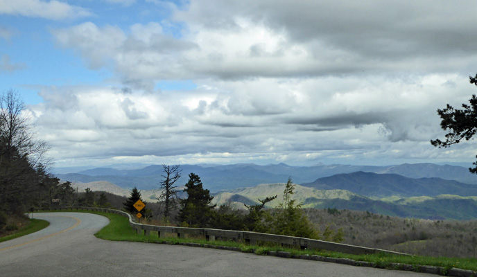 Blue Ridge Parkway Laurel Knob Overlook 