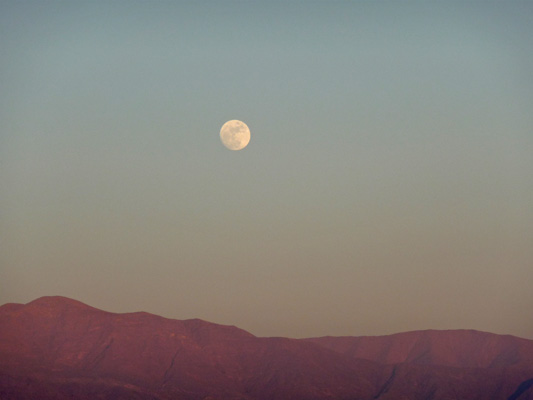 Full Moon at Pegleg Anza Borrego