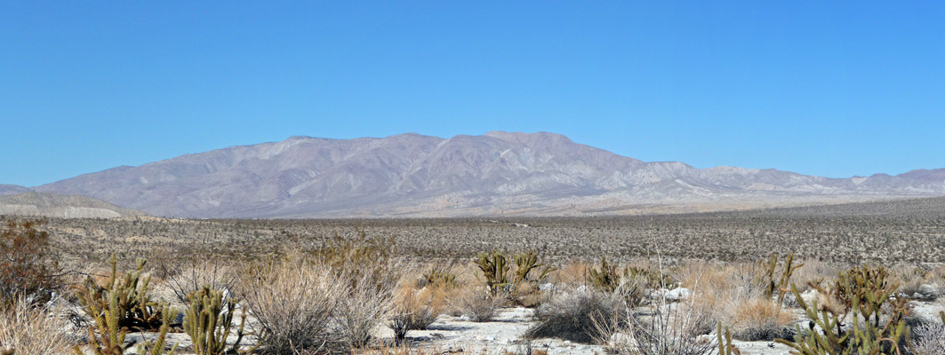 Vallecito Mountains from Indian Gorge Rd Anza Borrego