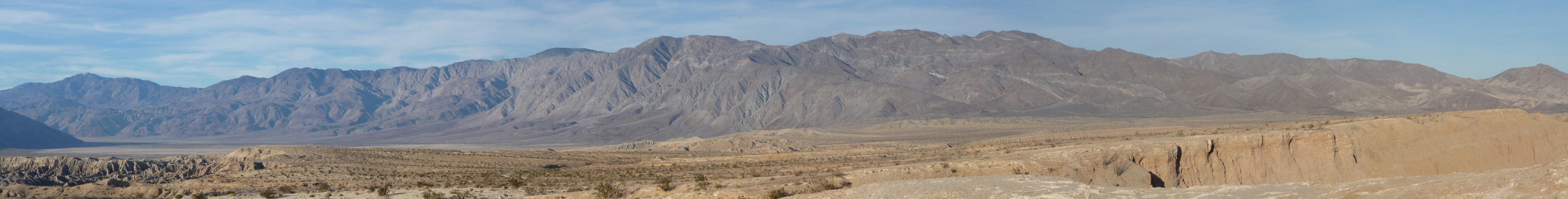 Foss Point looking north Anza Borrego