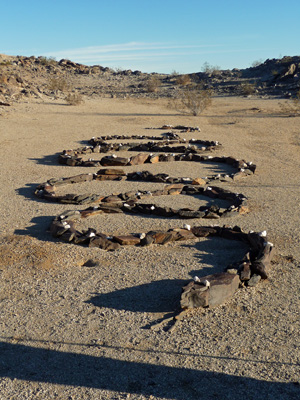 Great Stone Snake Anza Borrego