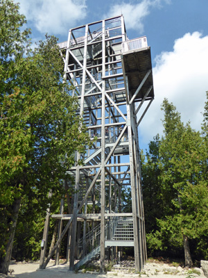 Viewing platform Bruce Peninsula NP