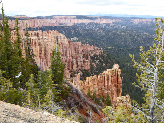 Overlook near Rainbow Point Bryce Canyon