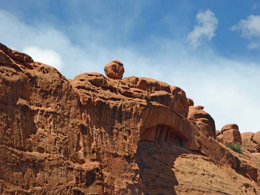 Balancing rock Burr Trail Long Canyon