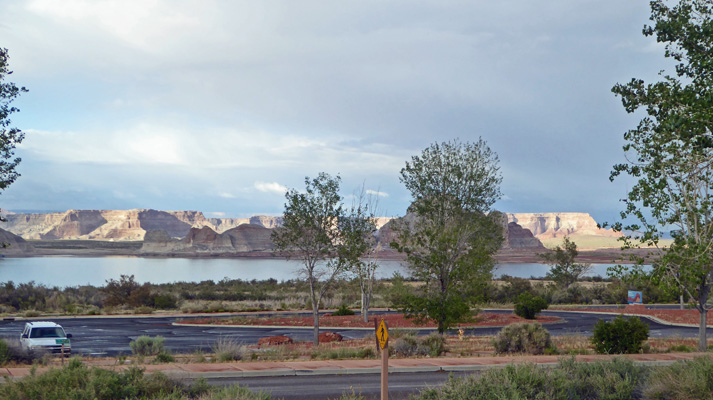 Wahweap Campground view