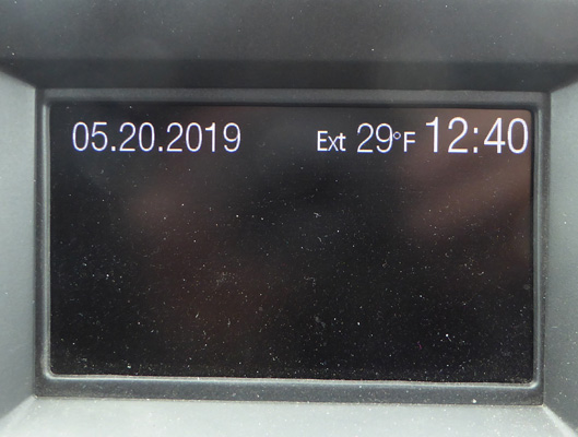 May 20 29 degrees