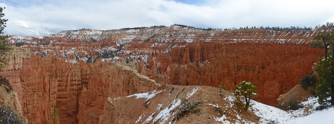 Snow Sunset Pt Bryce 