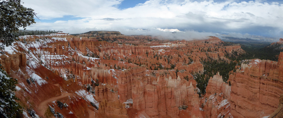 Snow Sunset Pt Bryce