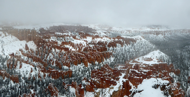 Bryce Pt in snow