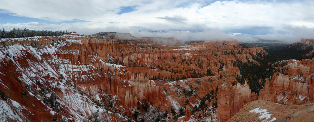 Snow Sunset Pt Bryce