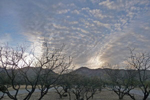 Sunset at Kartchner Caverns