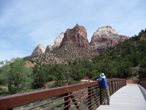 Walter Cooke Bridge on Par'us Trail Zion National Park