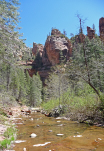 Rock Formations at Oak Creek Canyon Sedona AZ