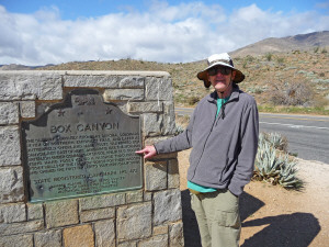 Walter Cooke and Box Canyon Historical Landmark Anza Borrego State Park CA