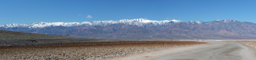 Panorama from Badwater Death Valley CA