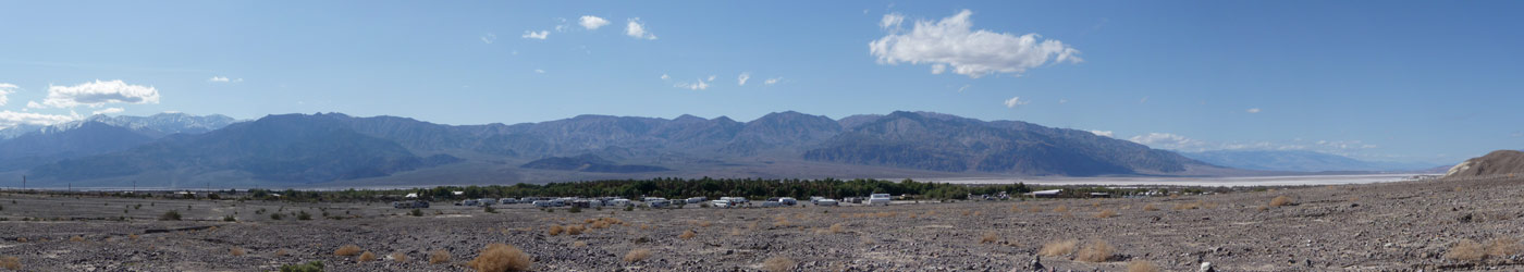 Texas Springs Dump Station View Death Valley National Park CA