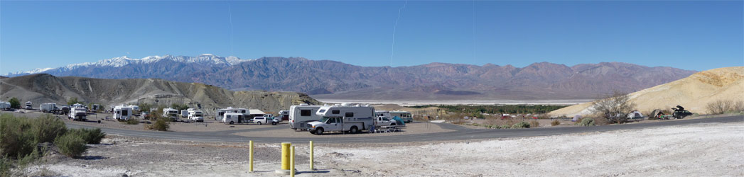 Death Valley Panorama from Texas Springs Campground