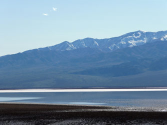 Water in Death Valley National Park CA