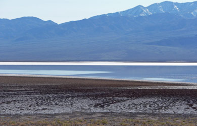 Water in Death Valley National Park CA