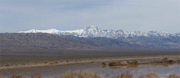 Panamint Valley looking east Death Valley National Park CA