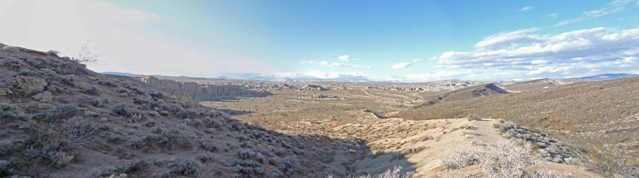 View from top of rim Red Rock State Park CA