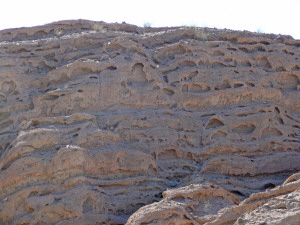 Willow Canyon Trail rock formations Death Valley National Park CA