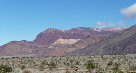 Willow Canyon Trail looking north Death Valley National Park CA