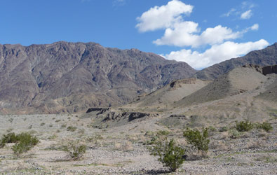 Start of Willow Canyon Trail Death Valley National Park CA