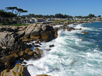 Surf at Pacific Grove, CA