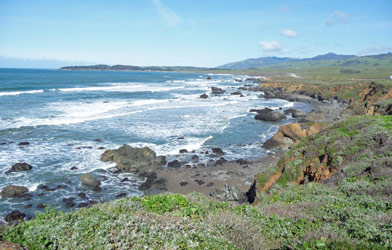 Coast north of San Simeon CA