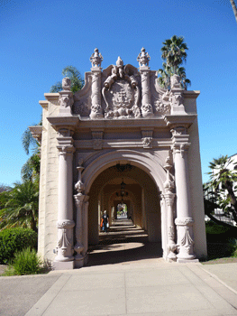 Walkway near Botanical Building Balboa Park San Diego