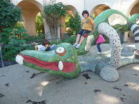 Dragon sculpture Balboa Park San Diego