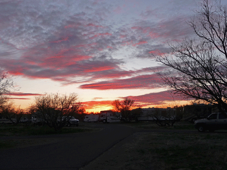 Sunset at Catalina State Park AZ