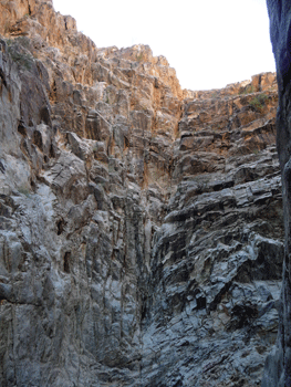 Canyon rim at watefall White Tanks Mountain Regional Park