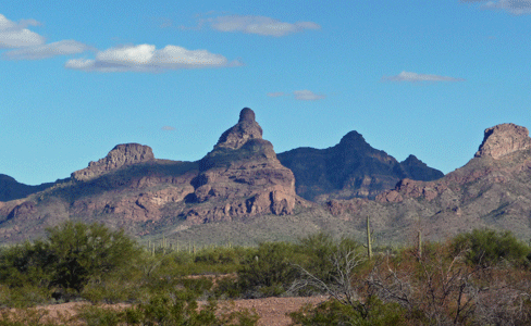 View from rest stop north of Organ Pipe National Monument
