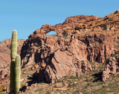 Arch at Arch Canyon Organ Pipe Cactus National Monument