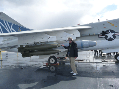 Walter Cooke and bombs USS Midway