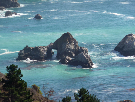 Natural Arch Big Sur Vista Point CA