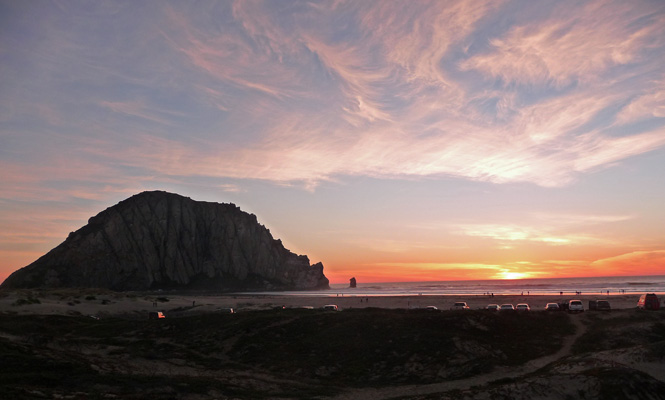 Sunset at Morro Rock